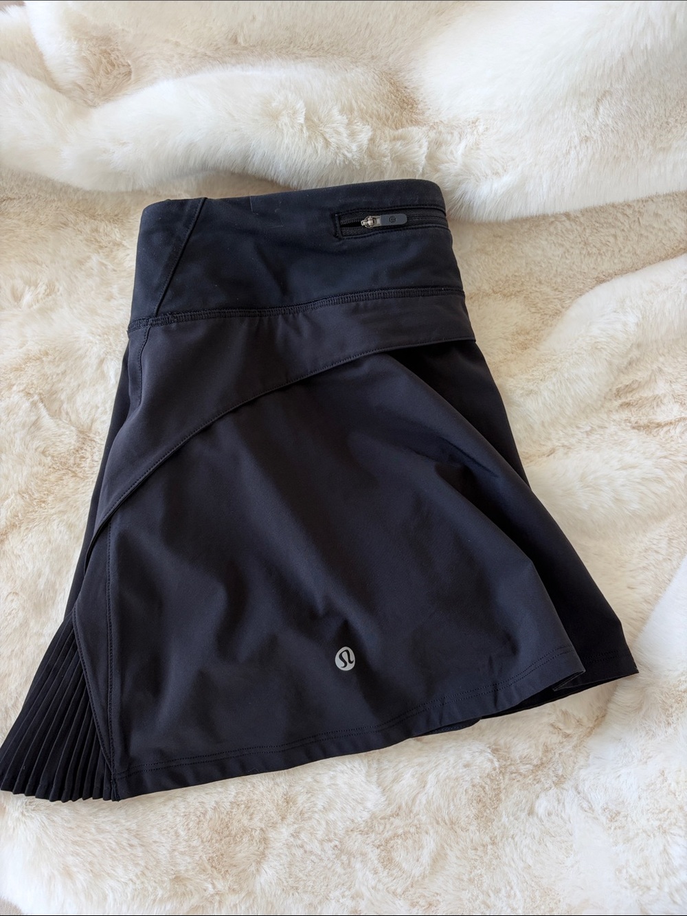 Lululemon Black Athletic Skirt with Built-In Shorts